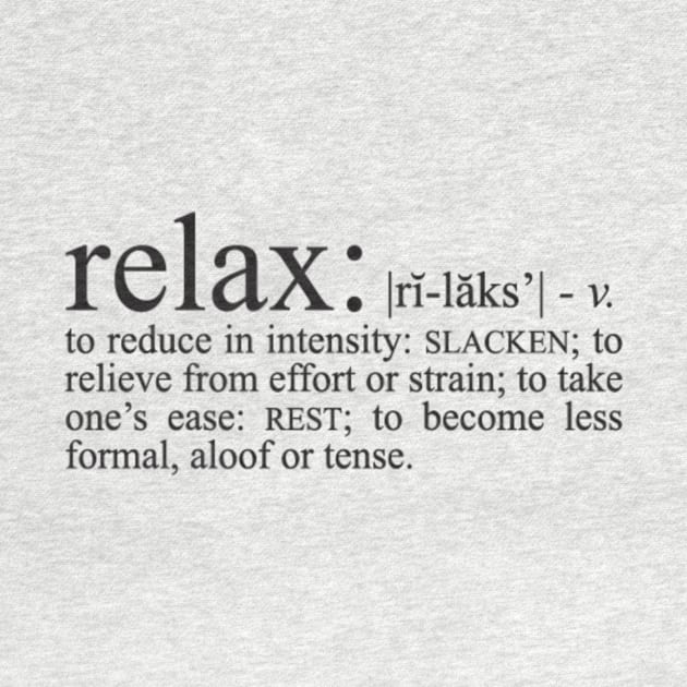 Relax Definition by blondieshop